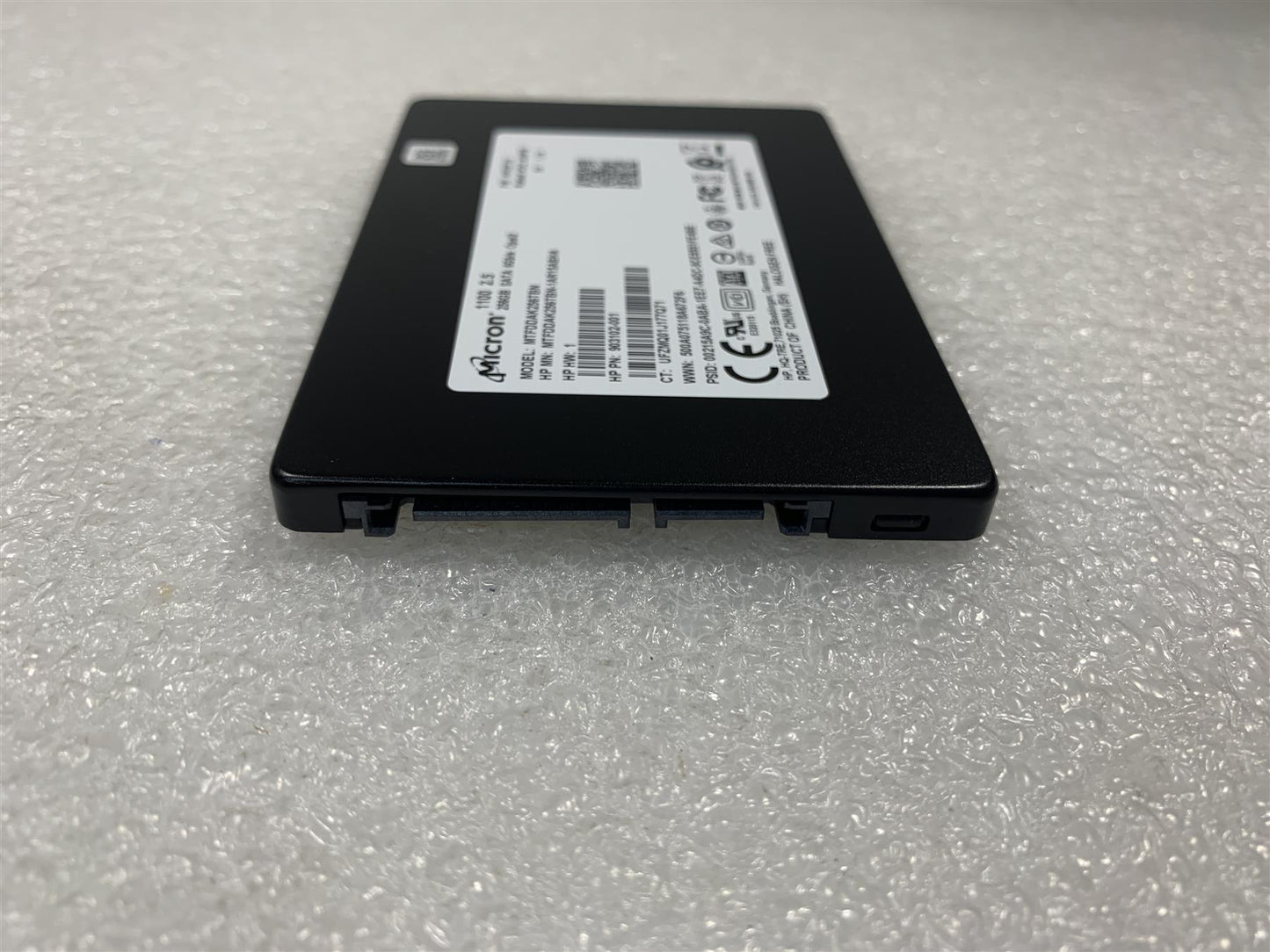 HP 795961-001 Micron MTFDDAK256TBN 1100 256GB SATA Solid State Drive 2.5 inch