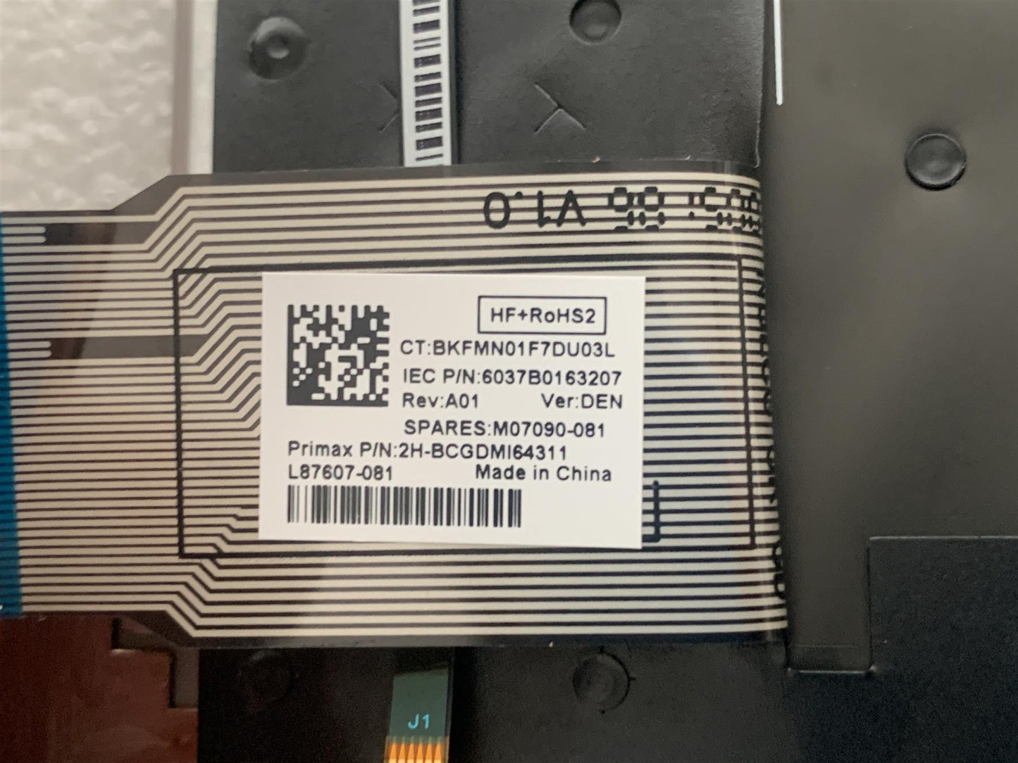 HP ZBook Firefly 14 G7 M14635-081 Danish Danca Keyboard Denmark Palmrest NEW