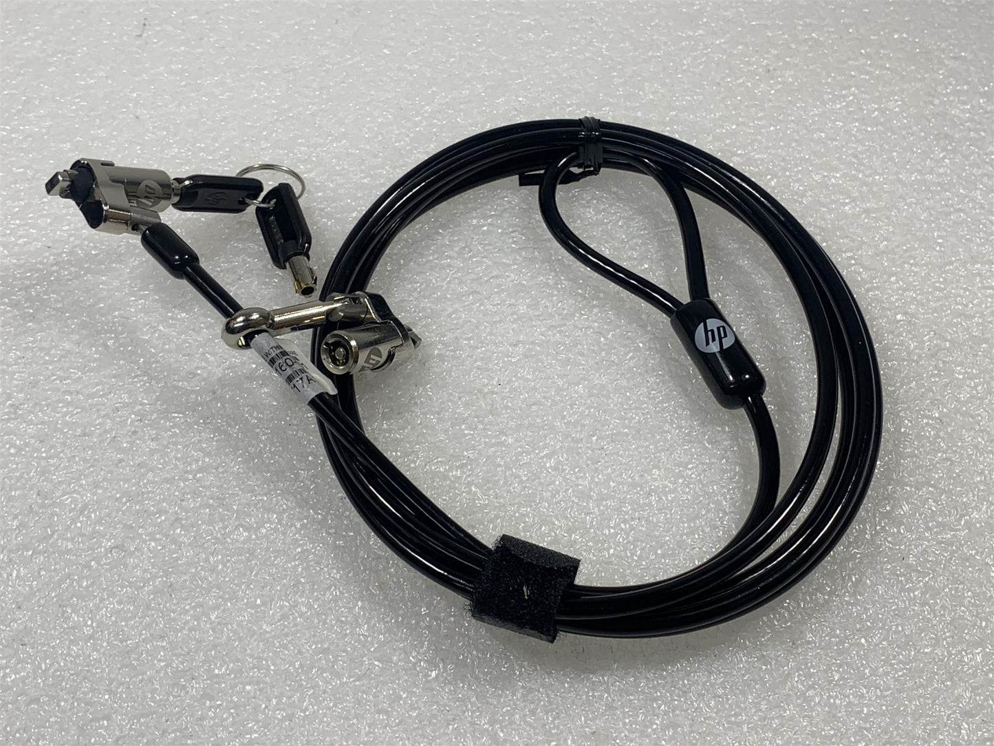 HP 840160-001 Head Keyed Cable Lock With Keys Genuine Original NEW