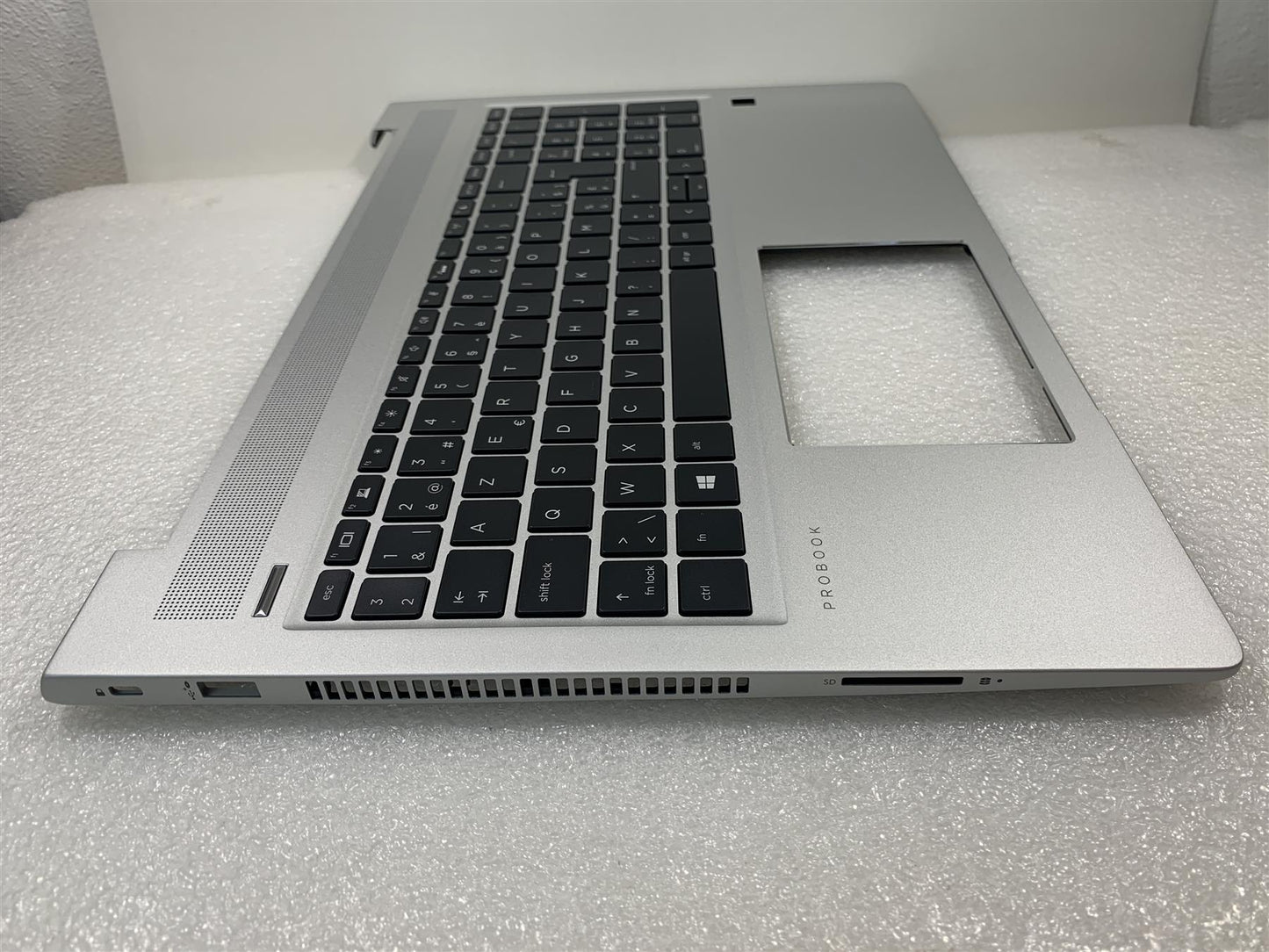 HP ProBook 450 455 G7 L79436-A41 Palmrest Belgian Keyboard Belgium Top Cover NEW