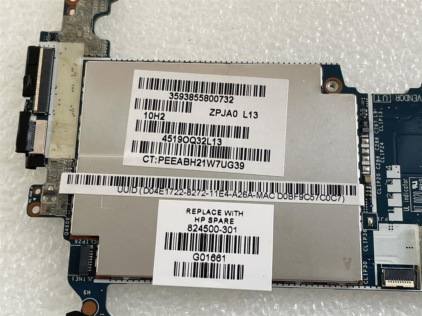 For HP ElitePad 1000 G2 824500-301 Motherboard Intel Atom z3795 4GB 128GB NEW