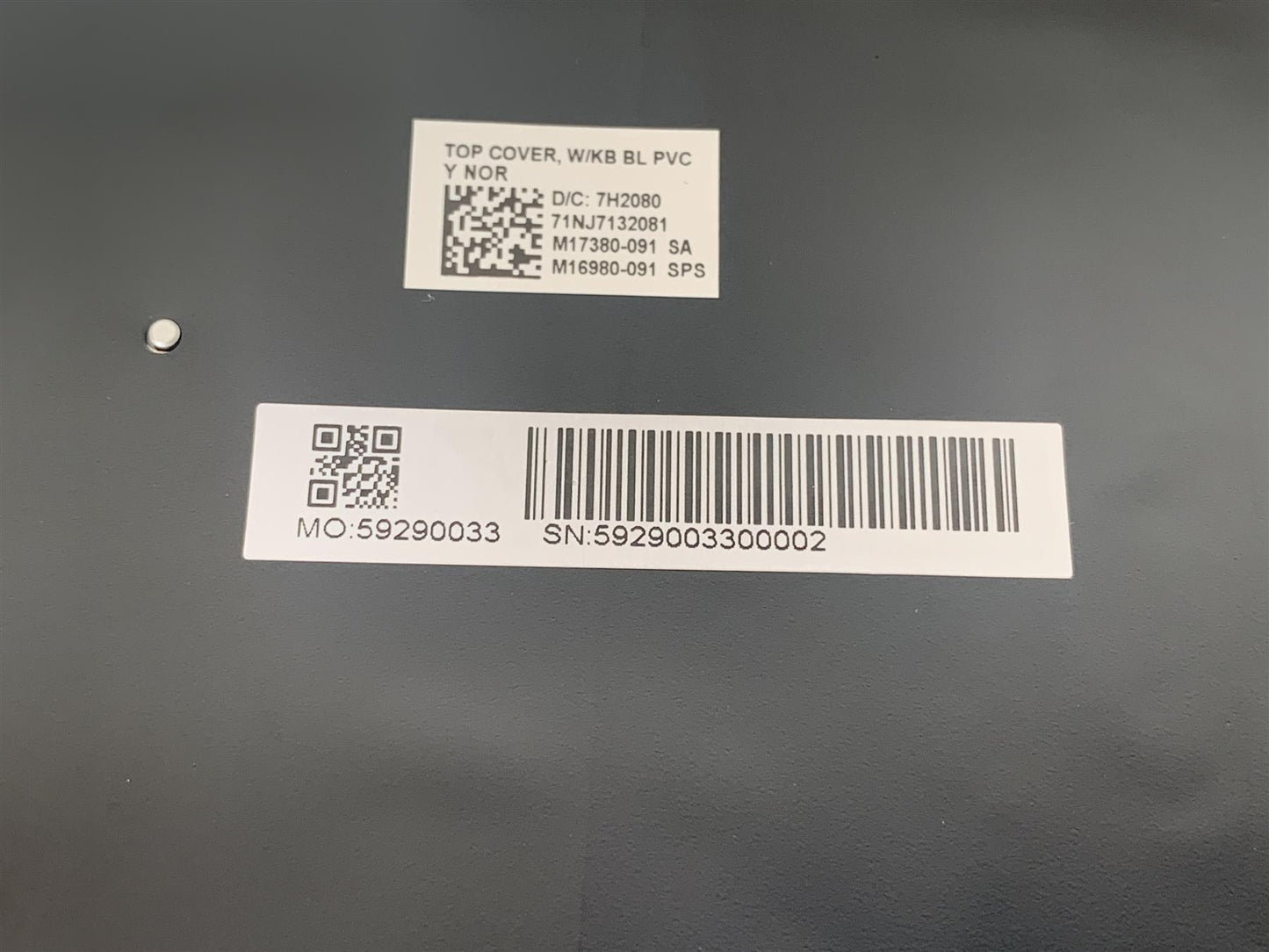 HP EliteBook x360 1030 G7 M16980-091 Norwegian Keyboard Norway Norse Palmrest
