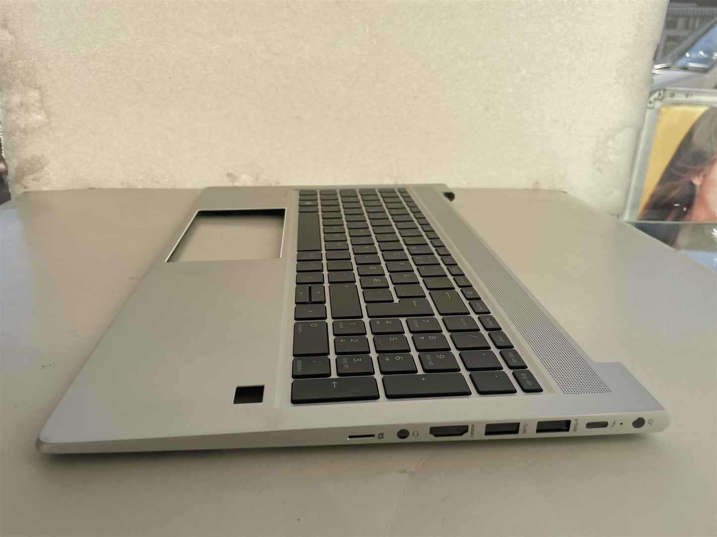 For HP Probook 650 G8 M49545-091 Palmrest Top Cover Keyboard Norway NEW