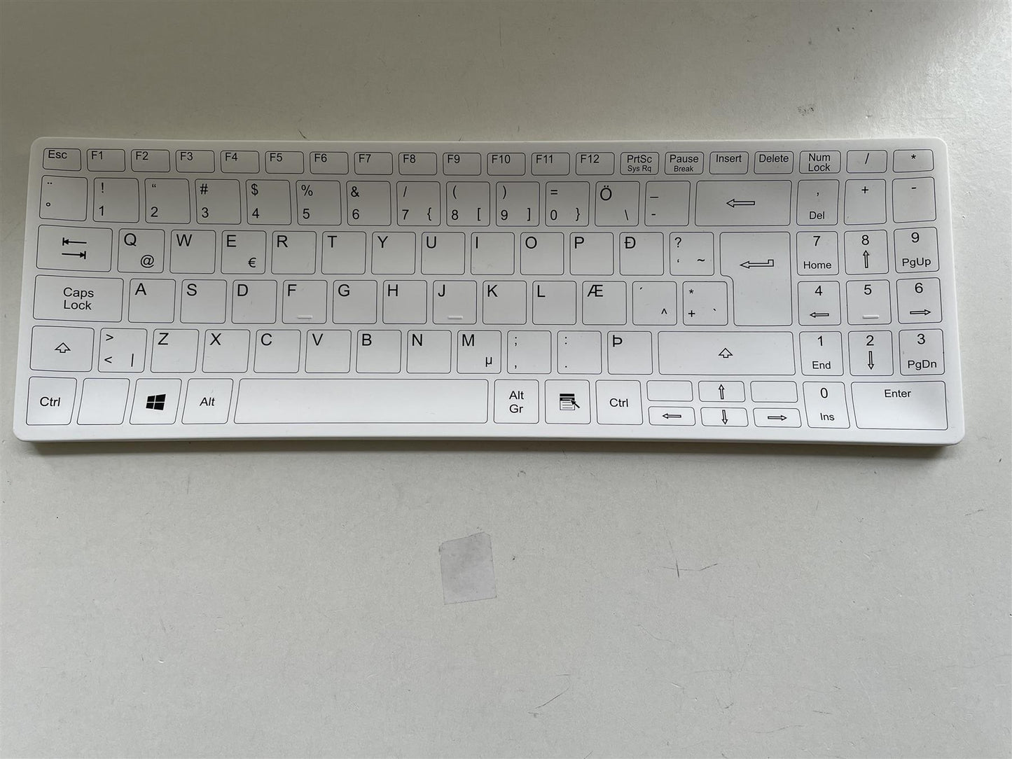 For HP 800 G4 ED DM USB L21478-DD1 Keyboard Iceland Icelandic Original NEW