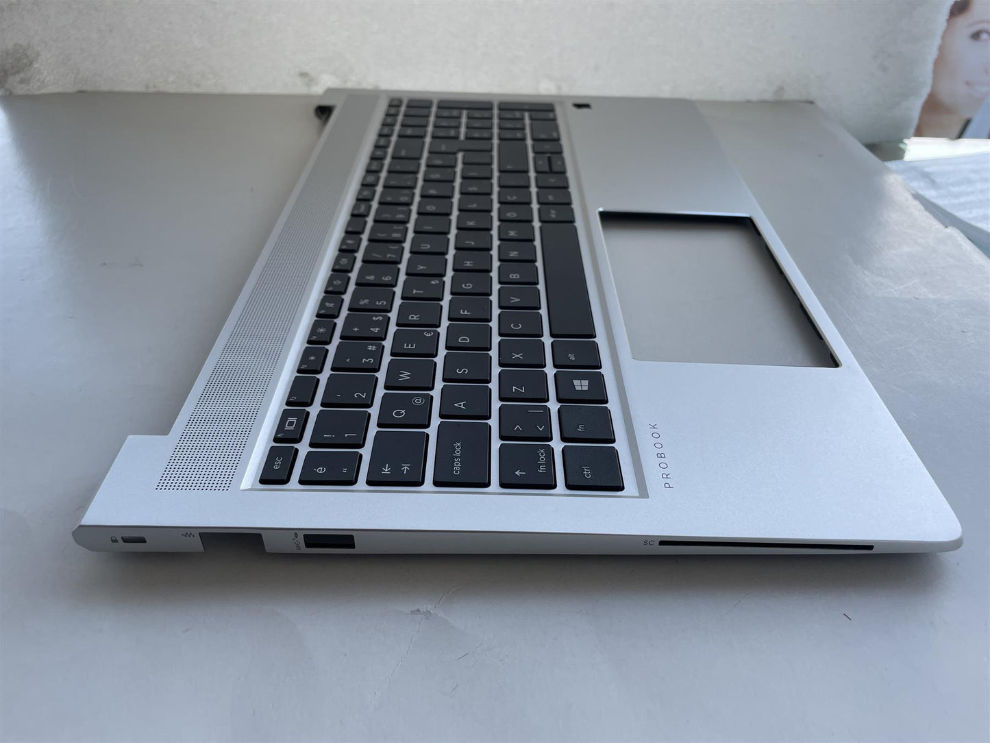 For HP Probook 650 G8 M49547-141 Palmrest Top Cover Keyboard Turkish Turkce NEW