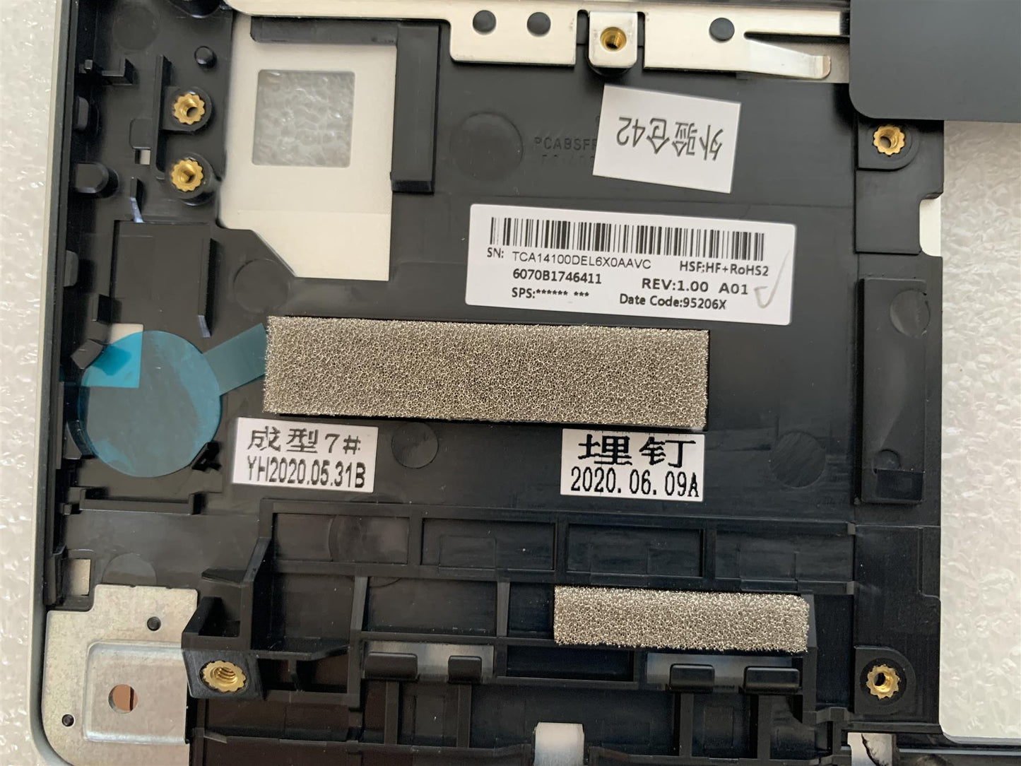 HP ProBook x360 435 G7 M03446-B31 US International Keyboard Layout Palmrest NEW