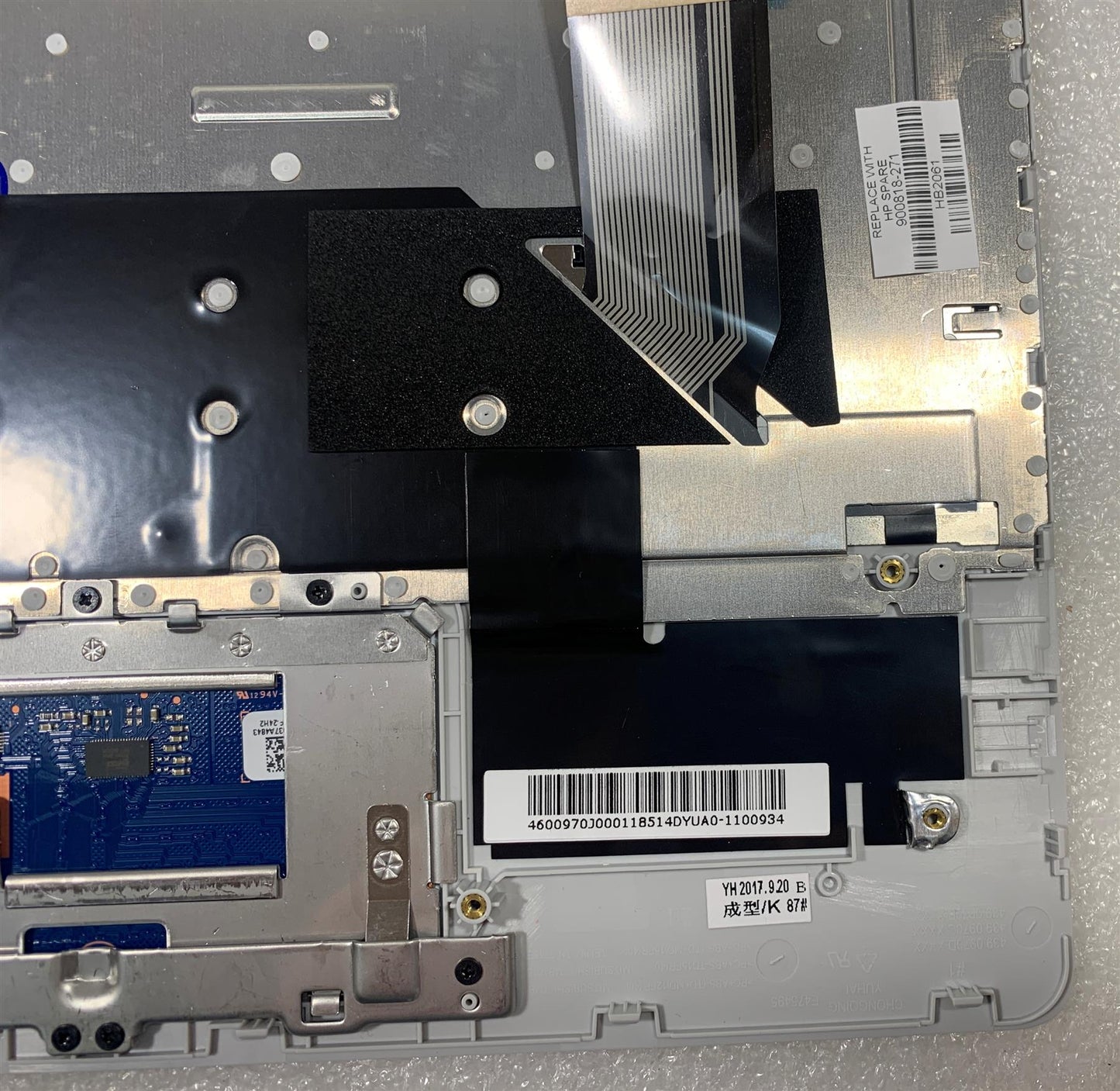 HP Chromebook 11 G5 900818-271 Romanian Romen Keyboard Romania Palmrest NEW