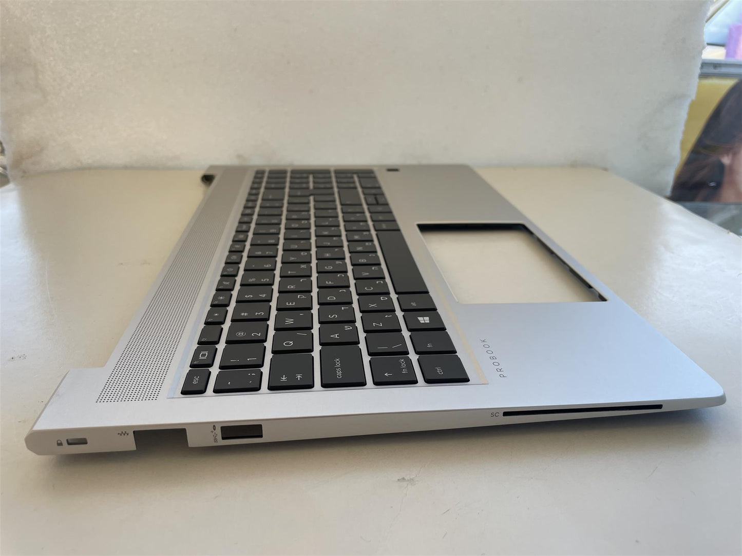 For HP Probook 650 G8 M49545-BB1 Palmrest Top Cover Keyboard Hebrew Israeli NEW