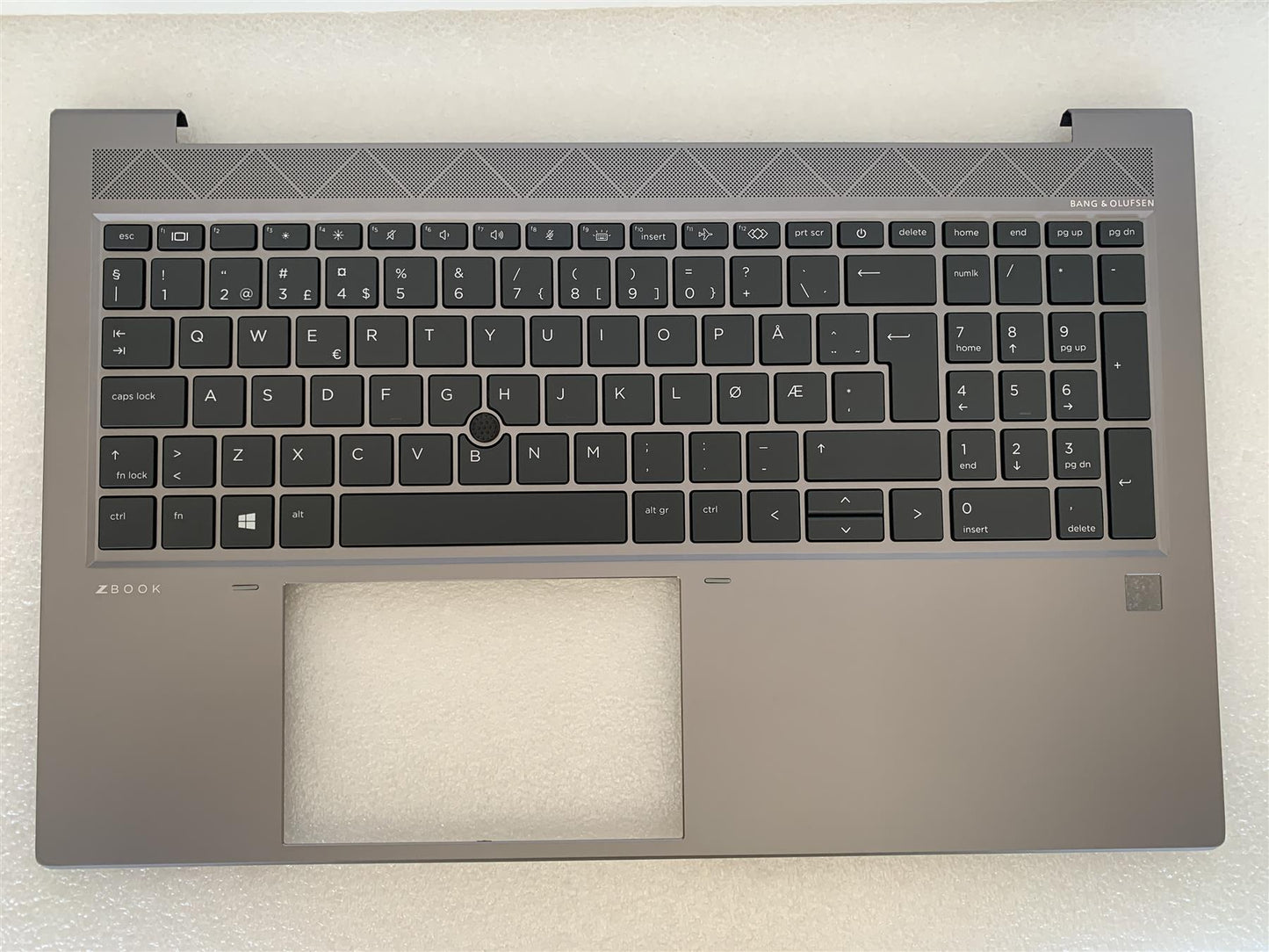 HP Zbook Firefly 15 G7 M07494-091 Norwegian Keyboard Norway Norse Palmrest NEW