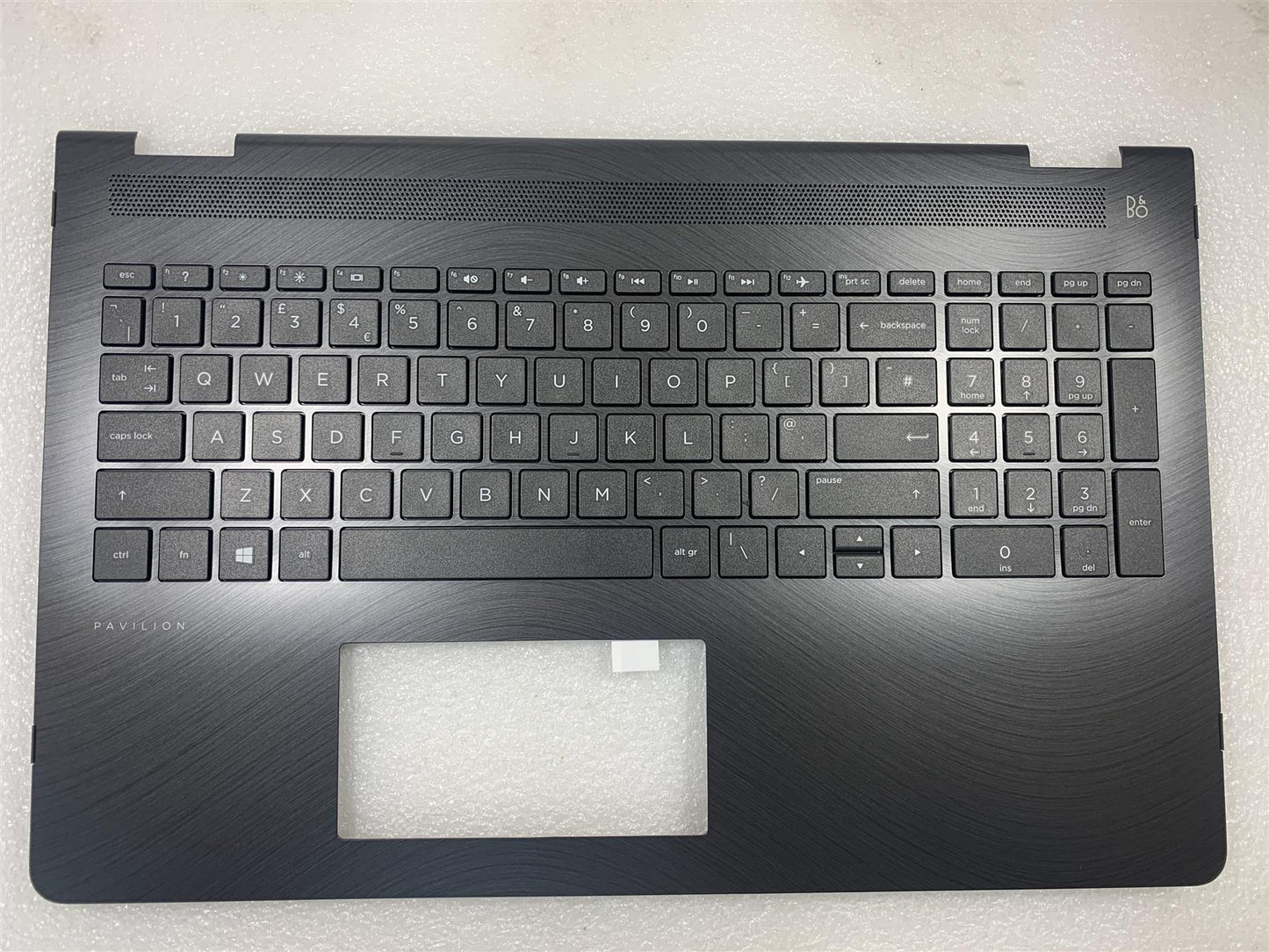 HP Pavilion x360 15-BR 924523-031 924523-031 UK English Keyboard Palmrest NEW