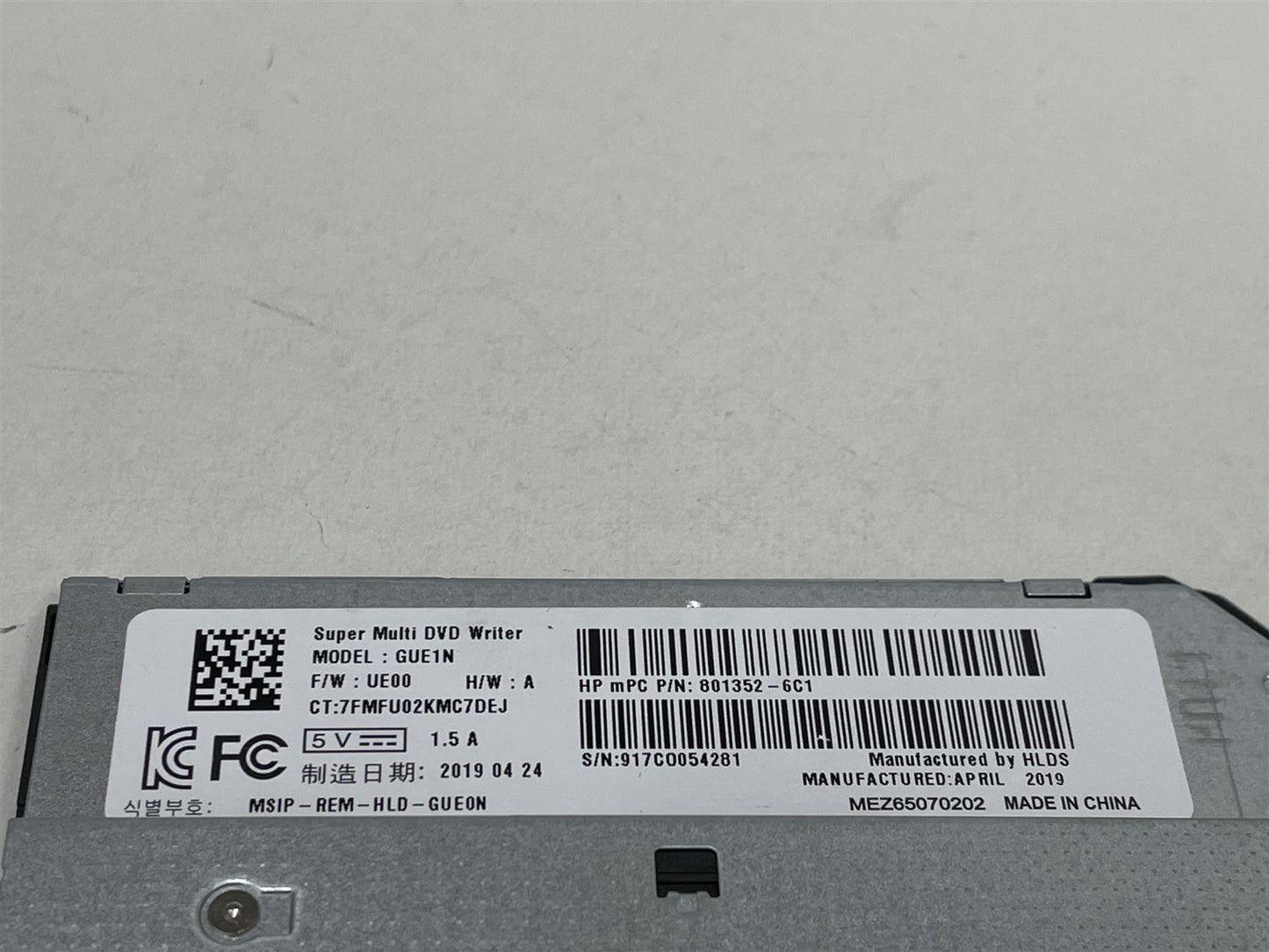HP ProBook 470 G4 907609-001 DVD Drive ODD Optic Optical SPS-ODD DVDSM