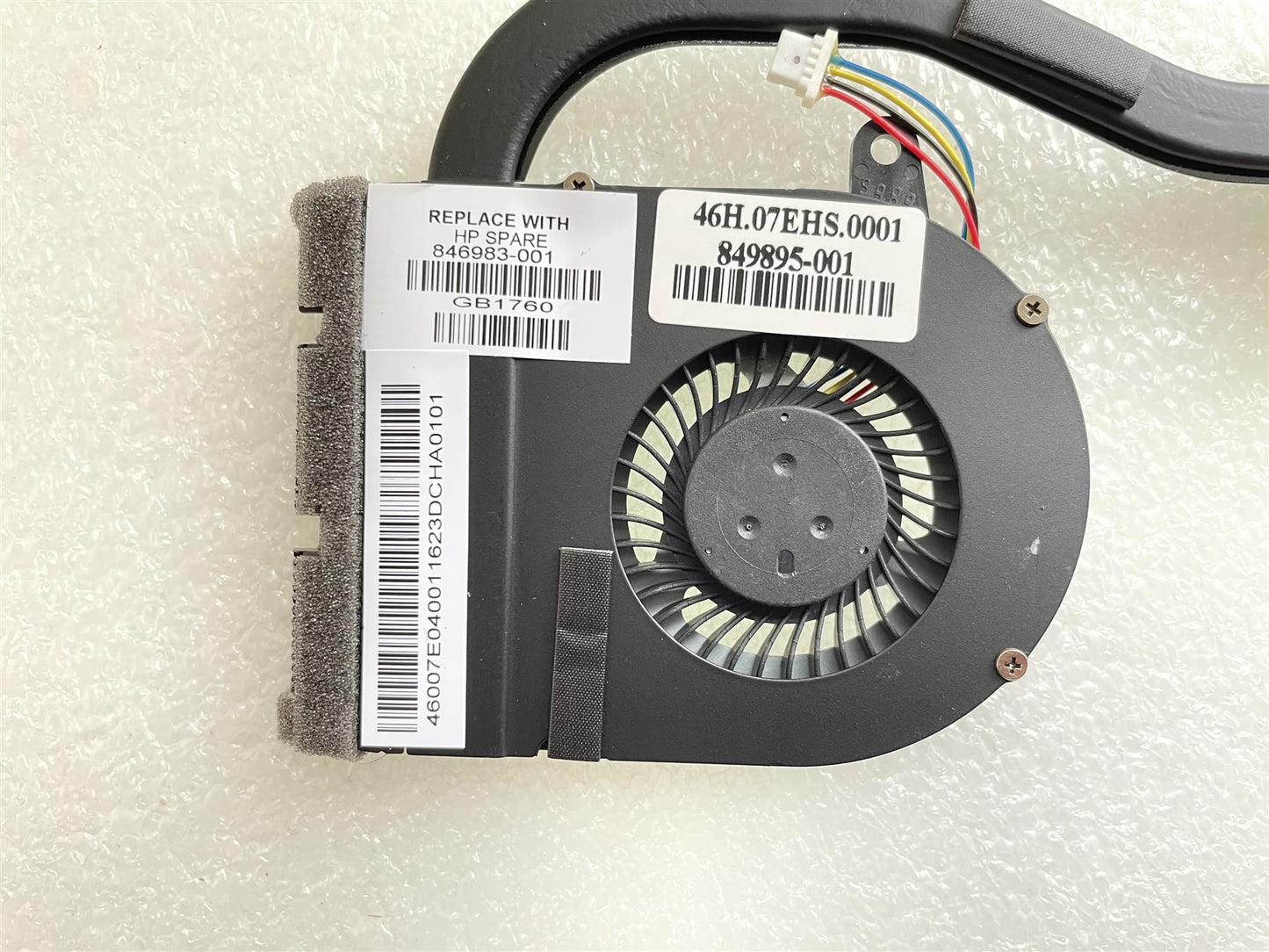 HP Probook 11 EE G2 Heatsink Cooler Cooling 846983-001 Fan SPS-FAN/HEATSINK