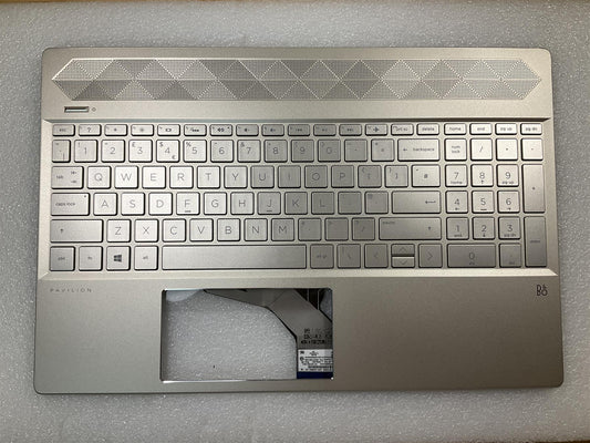 HP Pavilion 15-CS 15-CW L26323-031 L24754-031 UK English Keyboard Palmrest NEW