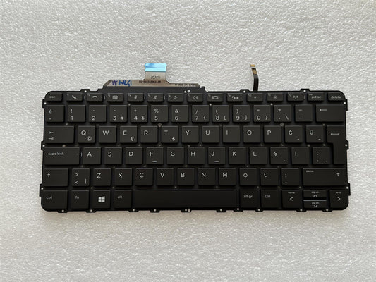 For HP EliteBook Folio G1 850915-141 Turkish Turkce Backlight Keyboard NEW