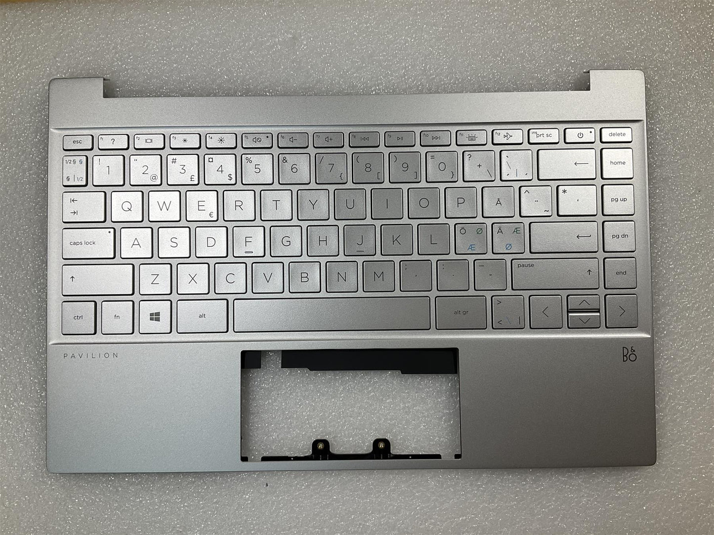 HP Pavilion 13-BB M29283-DH1 M14232 Danish Finnish Norwegian Keyboard Palmrest