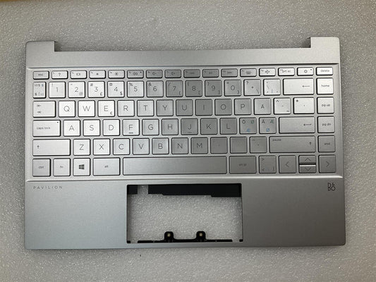 HP Pavilion 13-BB M29283-DH1 M14232 Danish Finnish Norwegian Keyboard Palmrest