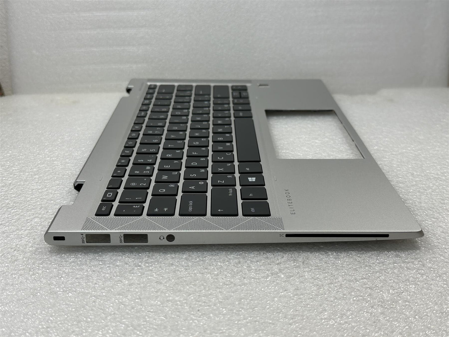 For HP EliteBook x360 830 G7 M03903-251 Russian Russ Palmrest Keyboard Top Cover