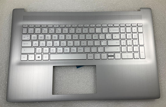 For HP Laptop 17-cp2003na 926L7EA 17-CN 17-CP M53082-031 M50458-031 UK English Palmrest Keyboard NEW