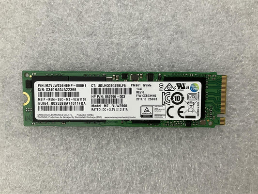 For HP L24528-001 Samsung PM961 MZVLW256HEHP SSD Solid State Drive M.2 NVMe NEW