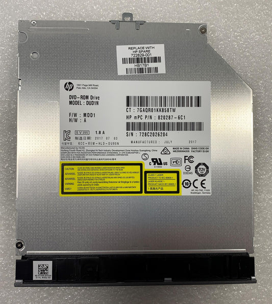 HP ProBook 450 G0 Notebook PC 722829-001 DVD-ROM SATA 12.7mm Optical Drive NEW