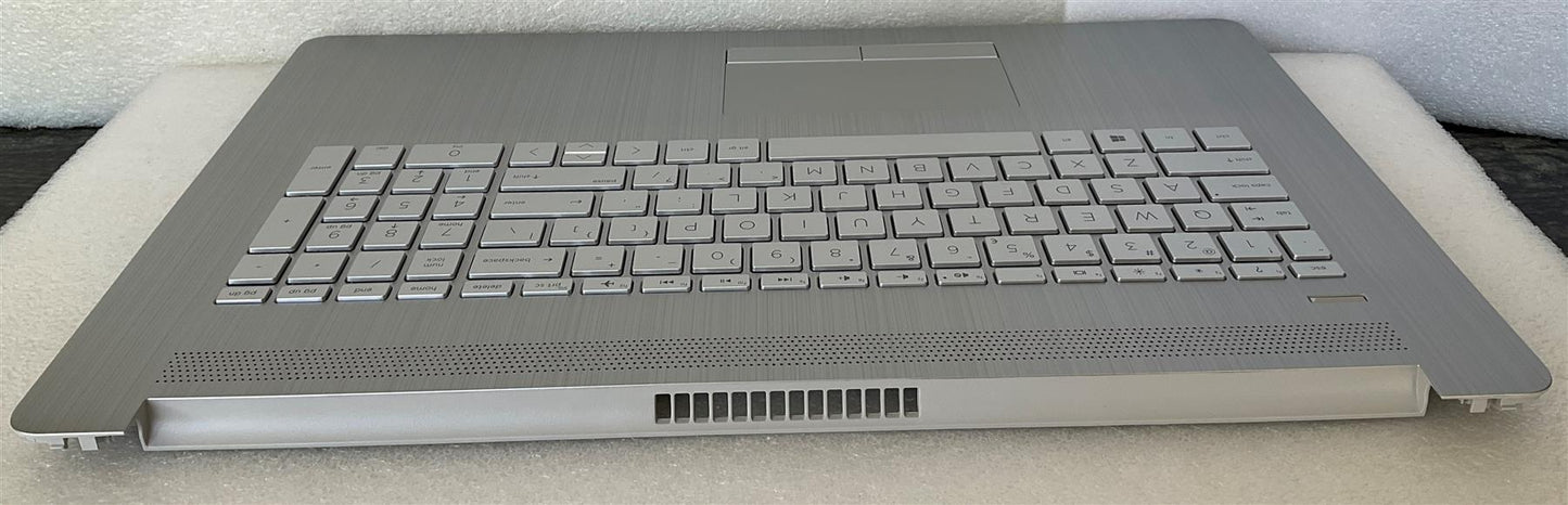 HP 17 LAPTOP 17-BY M01206-B31 L92790-B31 US int. English International also named dutch Keyboard Palmrest NEW