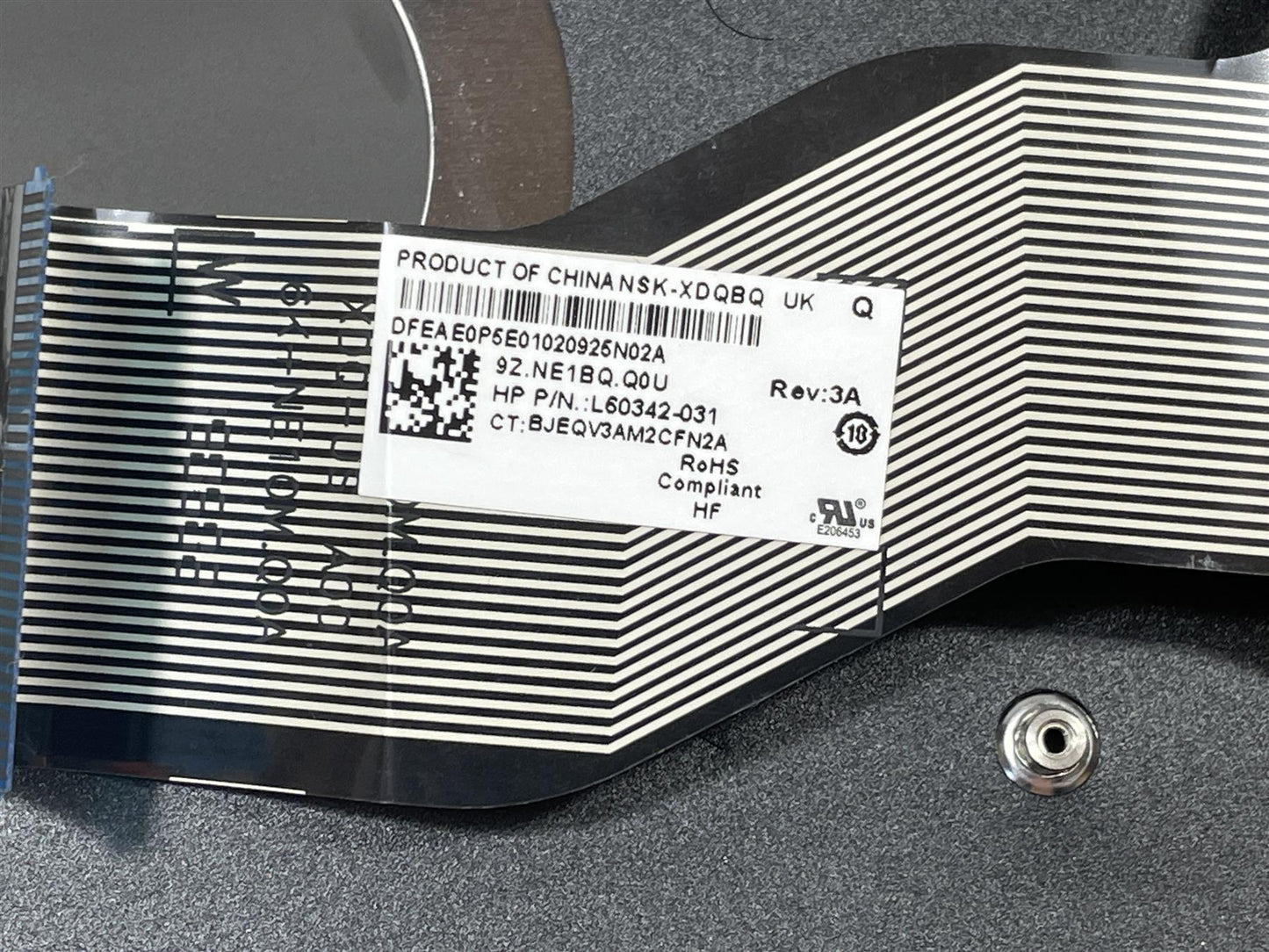 HP Laptop 15s-fq5021na 8R554EA 15s-fq4553sa Silver 15S-EQ 15S-FQ M17579-031 M17185-031 M17184-031 also for M17184-031 M17578-031 UK English Keyboard Palmrest Top Cover
