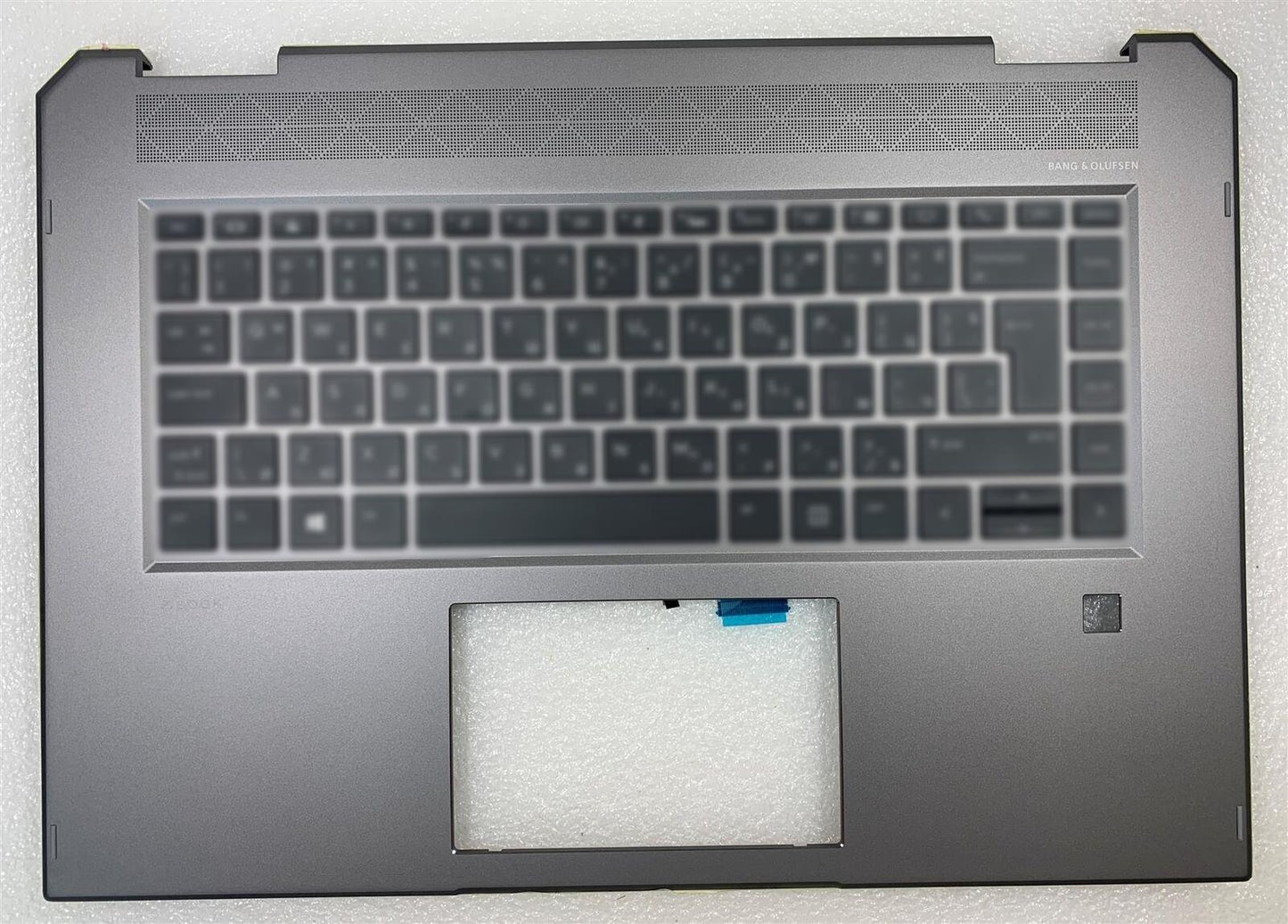 With Stickers, See Photos - HP ZBook Studio G5 L30668-031 English UK Keyboard Palmrest Original STICKER NEW