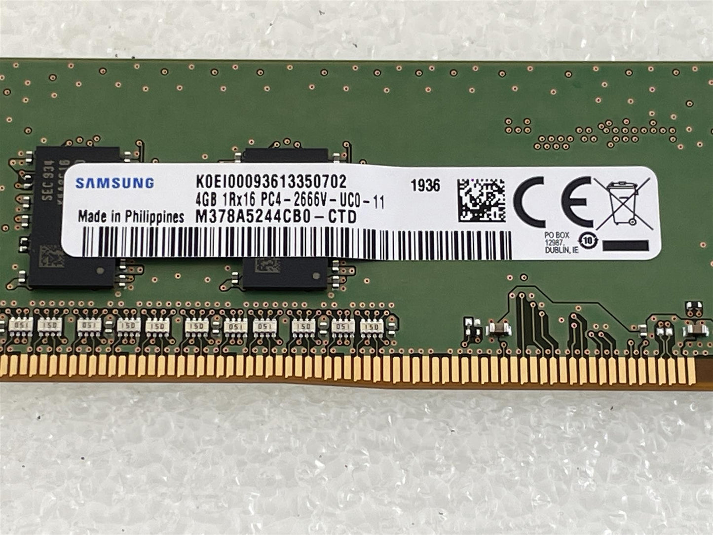 For HP L38299-001 SAMSUNG M378A5244CB0-CTD 4GB 2666V Ram Memory Genuine NEW