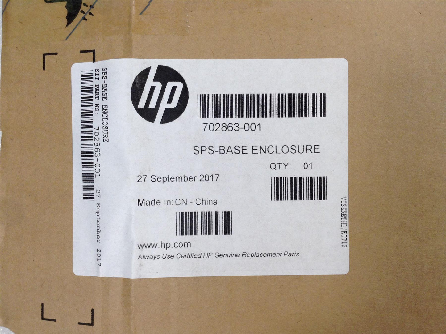 Hp 9470m 702863-001 Lower Base Enclosure Cover Bottom Case Chassis Original NEW