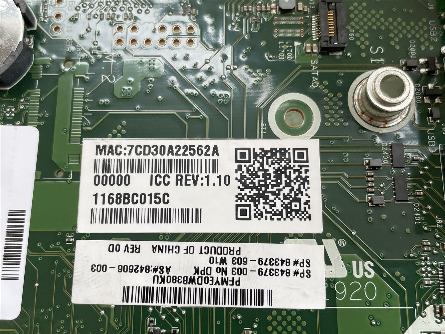 For HP 260 G2 Desktop Mini Motherboard 843379-603 Intel Pentium Processor NEW