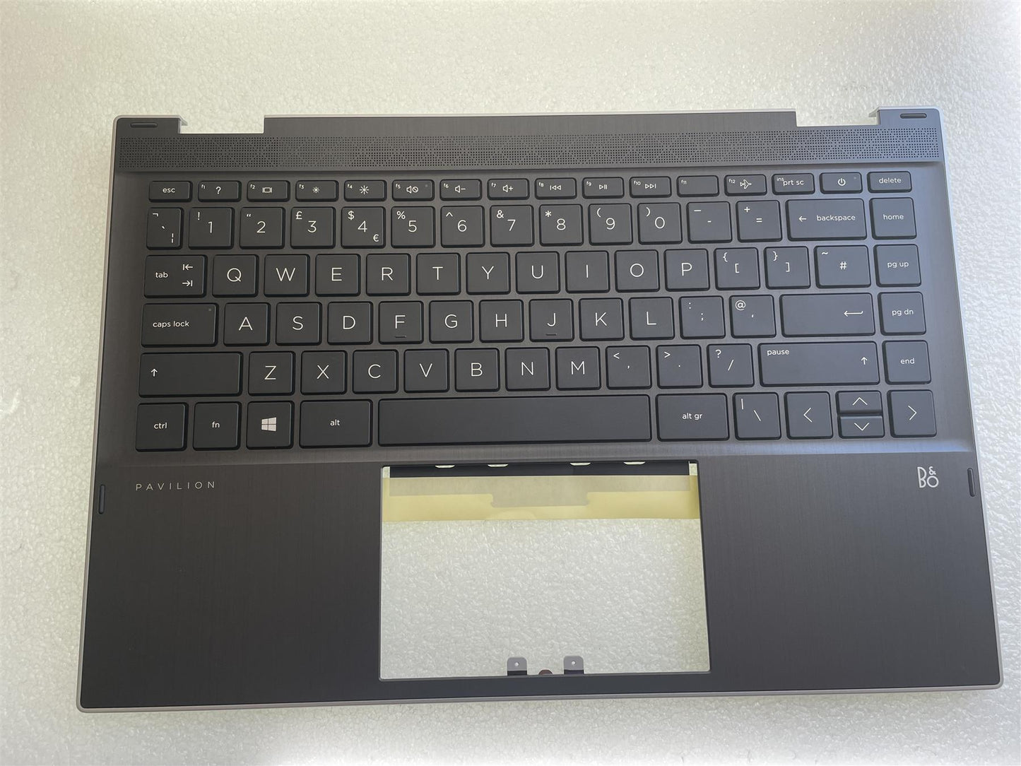 For HP Pavilion X360 14-CD 14-DW M01292-031 L96524-031 UK English Keyboard Palmrest