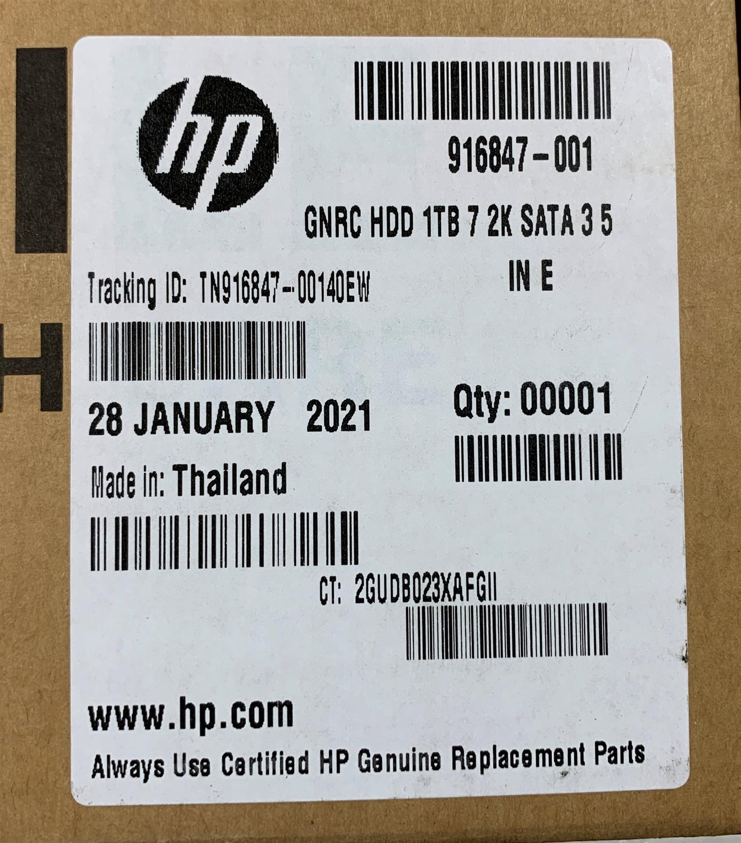 HP 916847-001 Seagate ST1000DM003 HDD Hard Disk Drive 1TB 1000 GB SATA