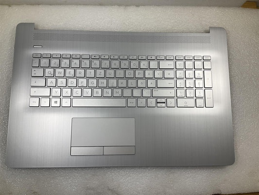 For HP 17 LAPTOP 17-BY M01206-041 L92790-041 German GR Palmrest Keyboard NEW