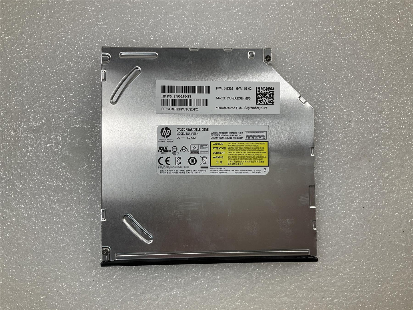 HP L07141-002 849055-HF3 DU-8AESH SU-208 DVD Drive Optical Disk Writer Player