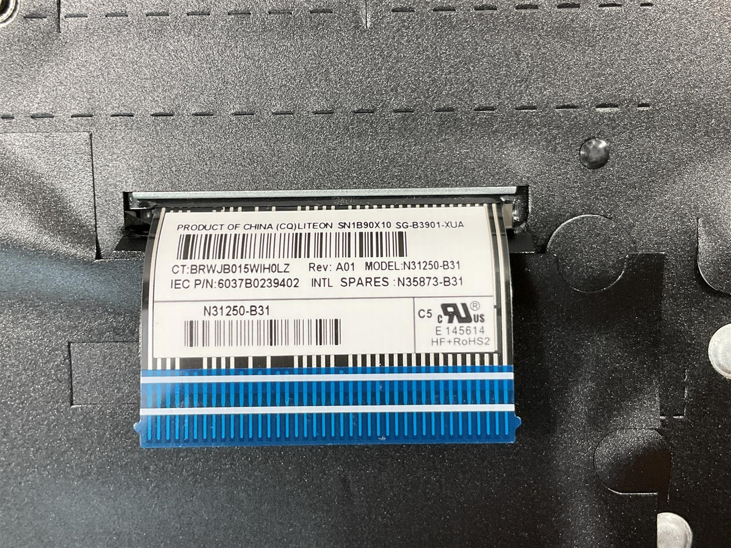 HP 14-EM 14-EP N39733-B31 N35873-B31 US International Keyboard Palmrest NEW