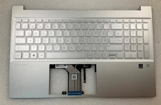 HP Pavilion 15-EH 15-EG N05643-031 N02261 Keyboard Palmrest UK English Stickers