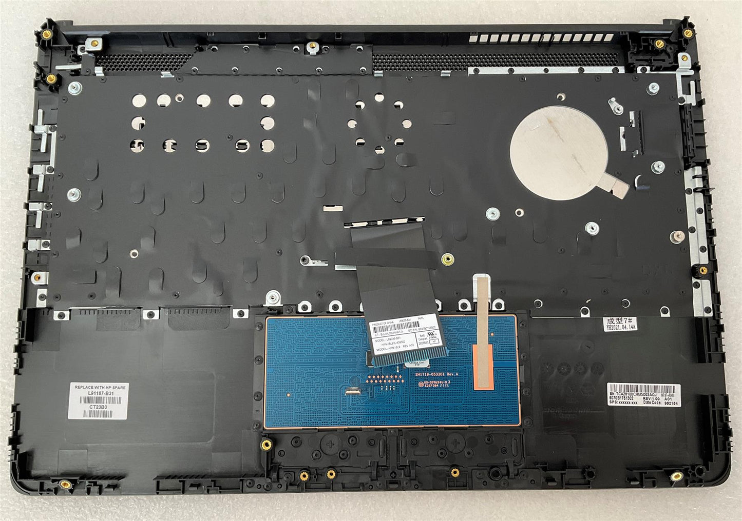 HP 14-DK 14-CF M00411-B31 L91187-B31 US int. English International also named dutch Keyboard Genuine NEW