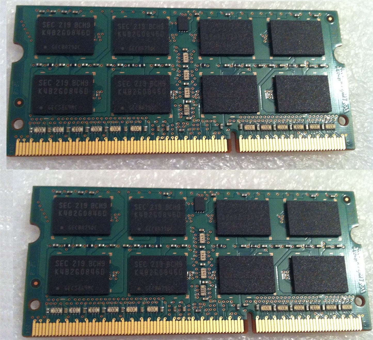 HP G62 B30SA G62-B30SA Compaq CQ62 RAM Memory DDR3 PC3 8 GB 2X4GBSticks= 8GB Used