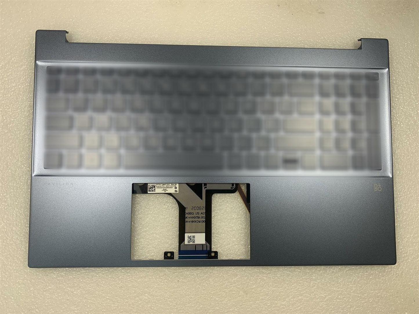 For HP 15-EG 15-EH M14602-031 M08920-031 UK English Keyboard Palmrest With Sticker