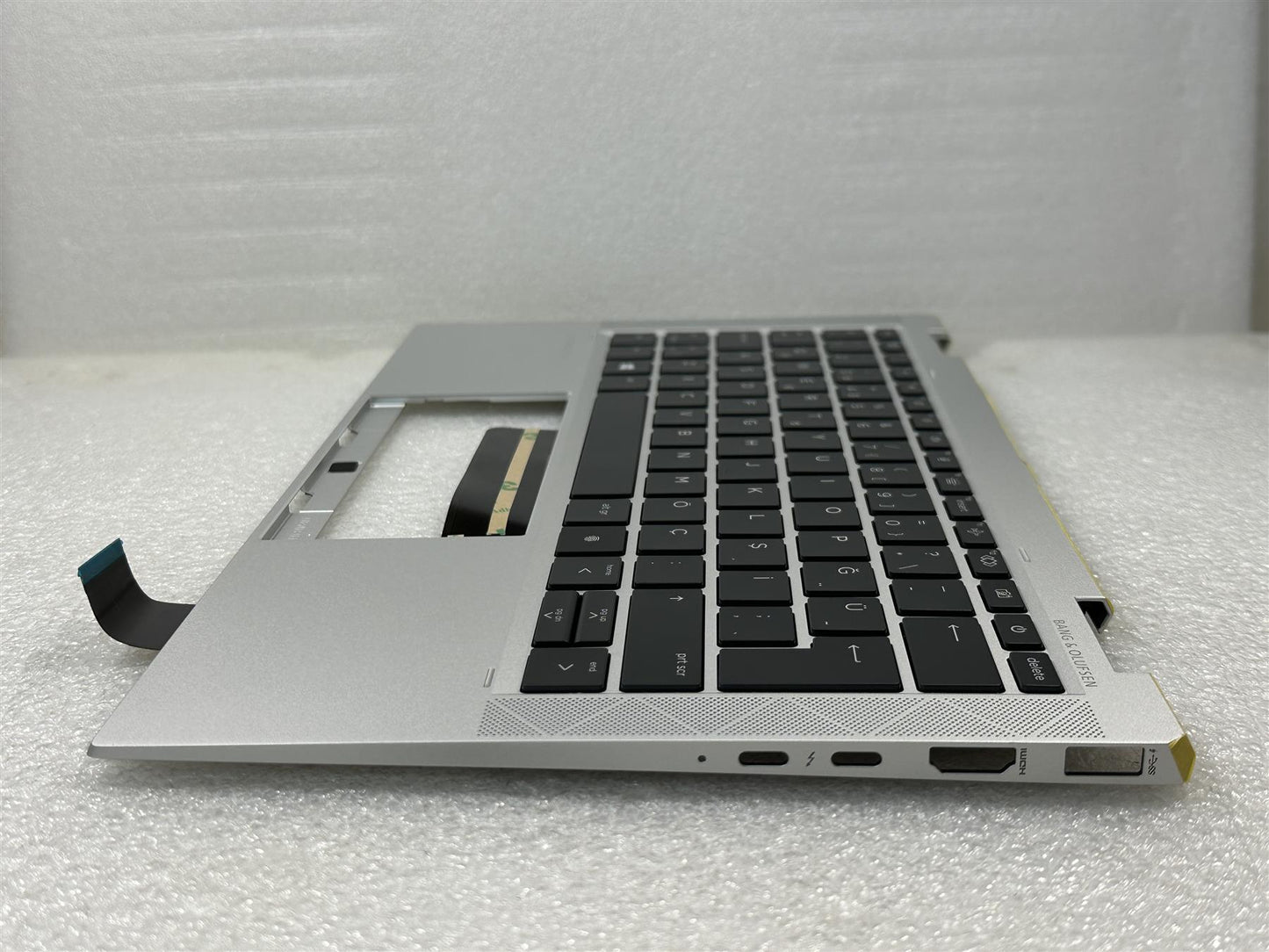 For HP EliteBook x360 1030 G7 M16979-141 Turkish Turkce Palmrest Keyboard NEW