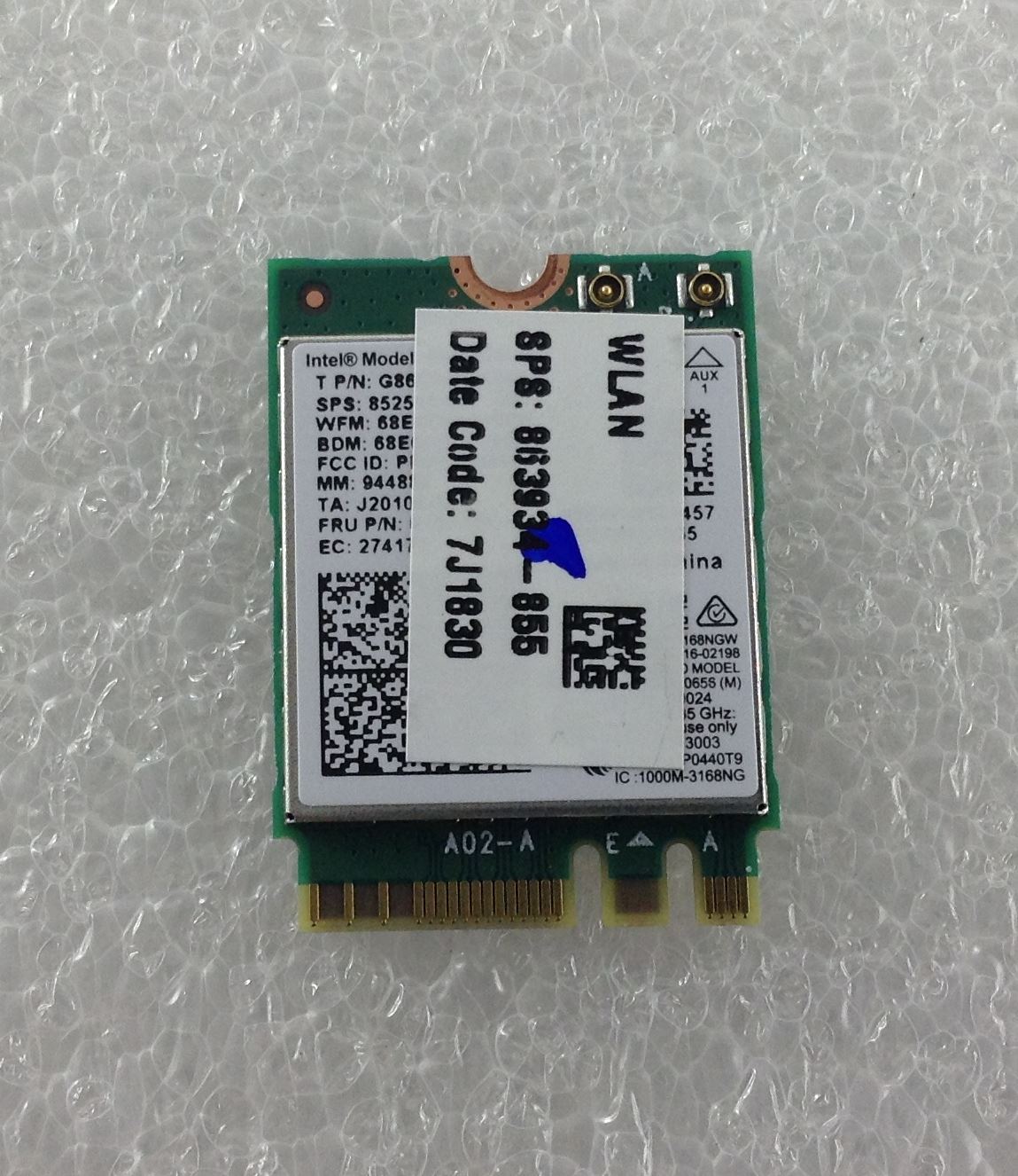 HP 255 250 G6 3KX70ES Wi-Fi WLAN Wireless Card GENUINE Mini PCI-E Intel 3168NGW