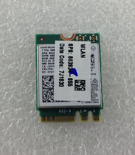 HP 255 250 G6 3KX70ES Wi-Fi WLAN Wireless Card GENUINE Mini PCI-E Intel 3168NGW