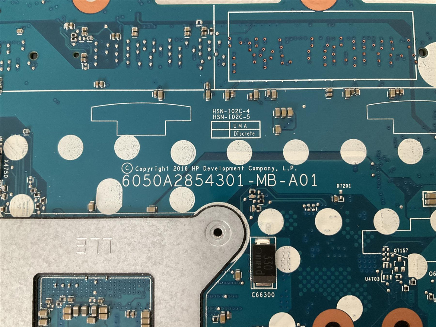 for HP EliteBook 840 850 G4 917504-601 Intel Core I7-7500U UMA Motherboard NEW