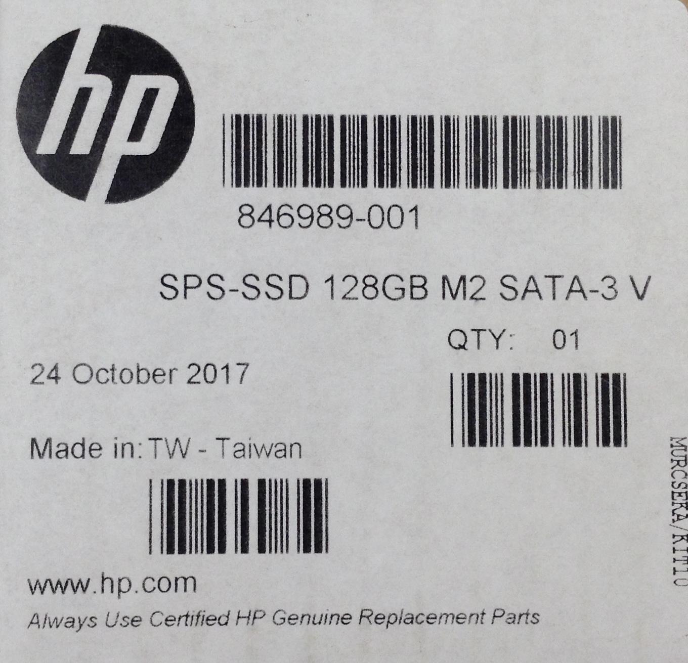 HP ProBook 11 G2 Education Edition 846989-001 128GB M2 SATA-3 SSD NEW Original