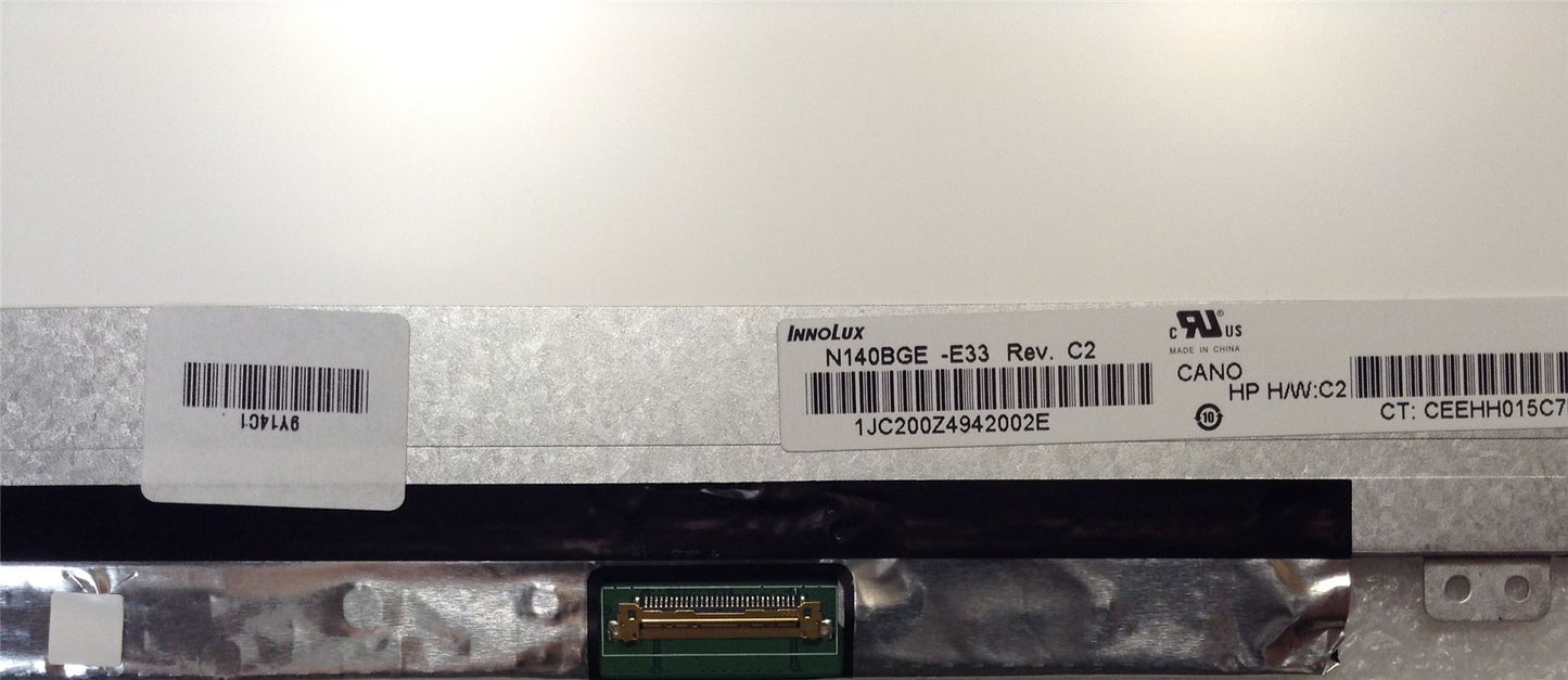 HP CHROMEBOOK 14 G3 788509-001 N140BGE-E33 14 inch 30 pins Screen Display Genuine NEW