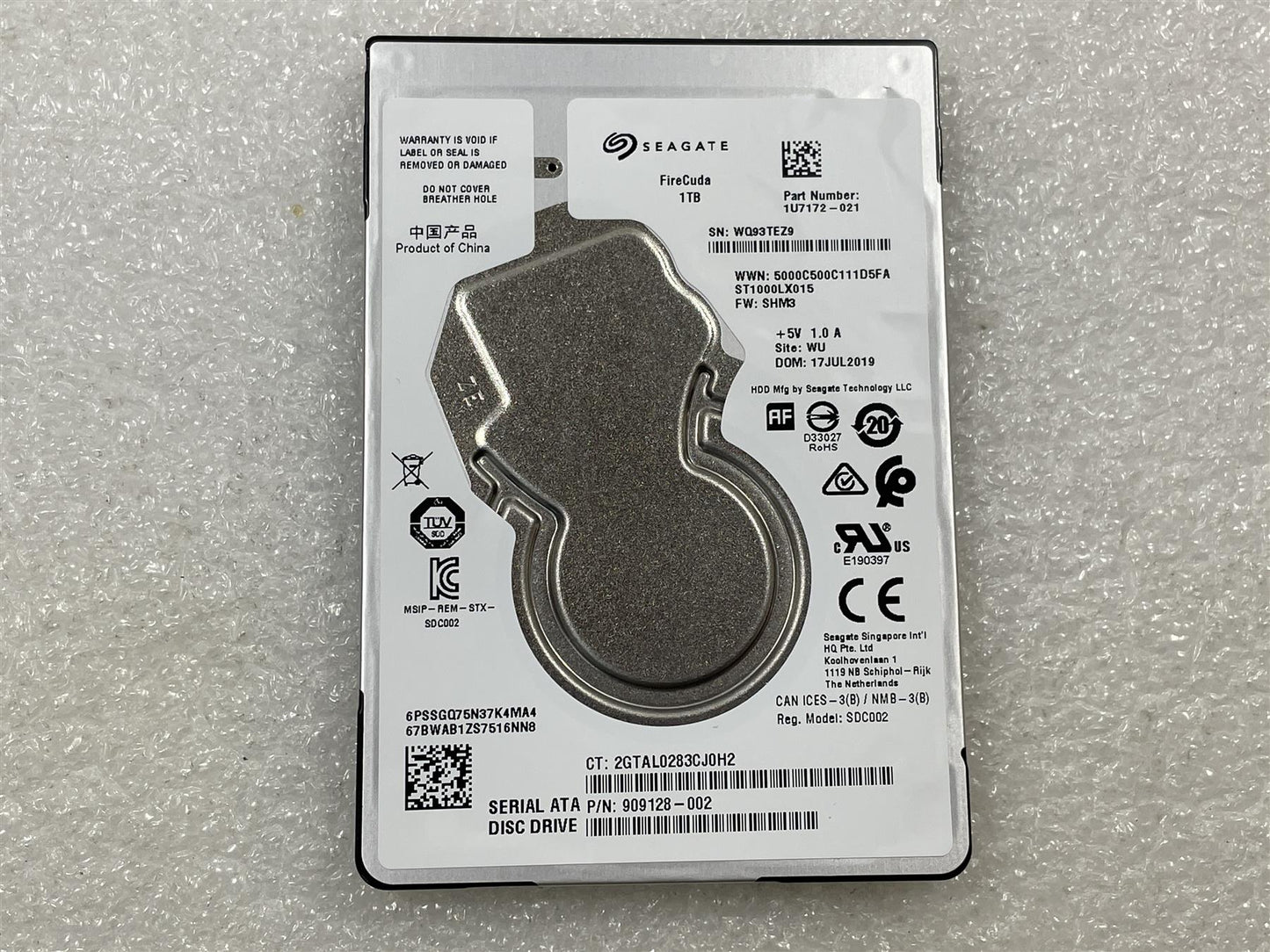 For HP 932482-852 Seagate Firecuda ST1000LX015 1TB SATA SSHD Hybrid 2.5 NEW