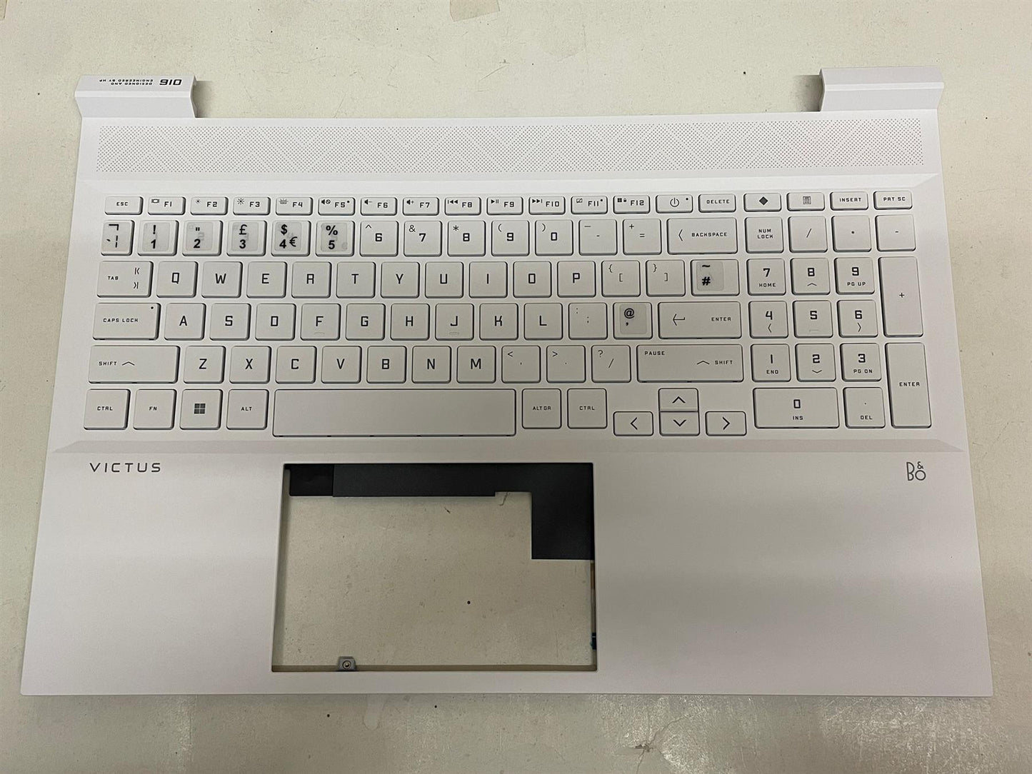 HP VICTUS 16-D 16-E M76861-031 M75756-031 UK English Keyboard Palmrest Sticker