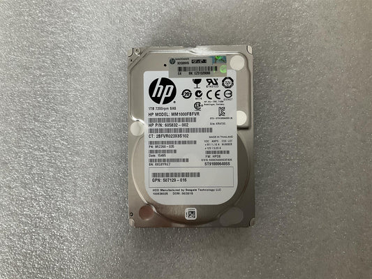 HP MM1000FBFVR 605832-002 Seagate ST91000640SS 1TB 7200 SAS HDD Hard Disk Drive