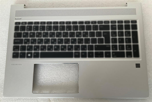 HP ProBook 450 455 455R G6 G7 L45091-031 UK English Keyboard Palmrest Sticker