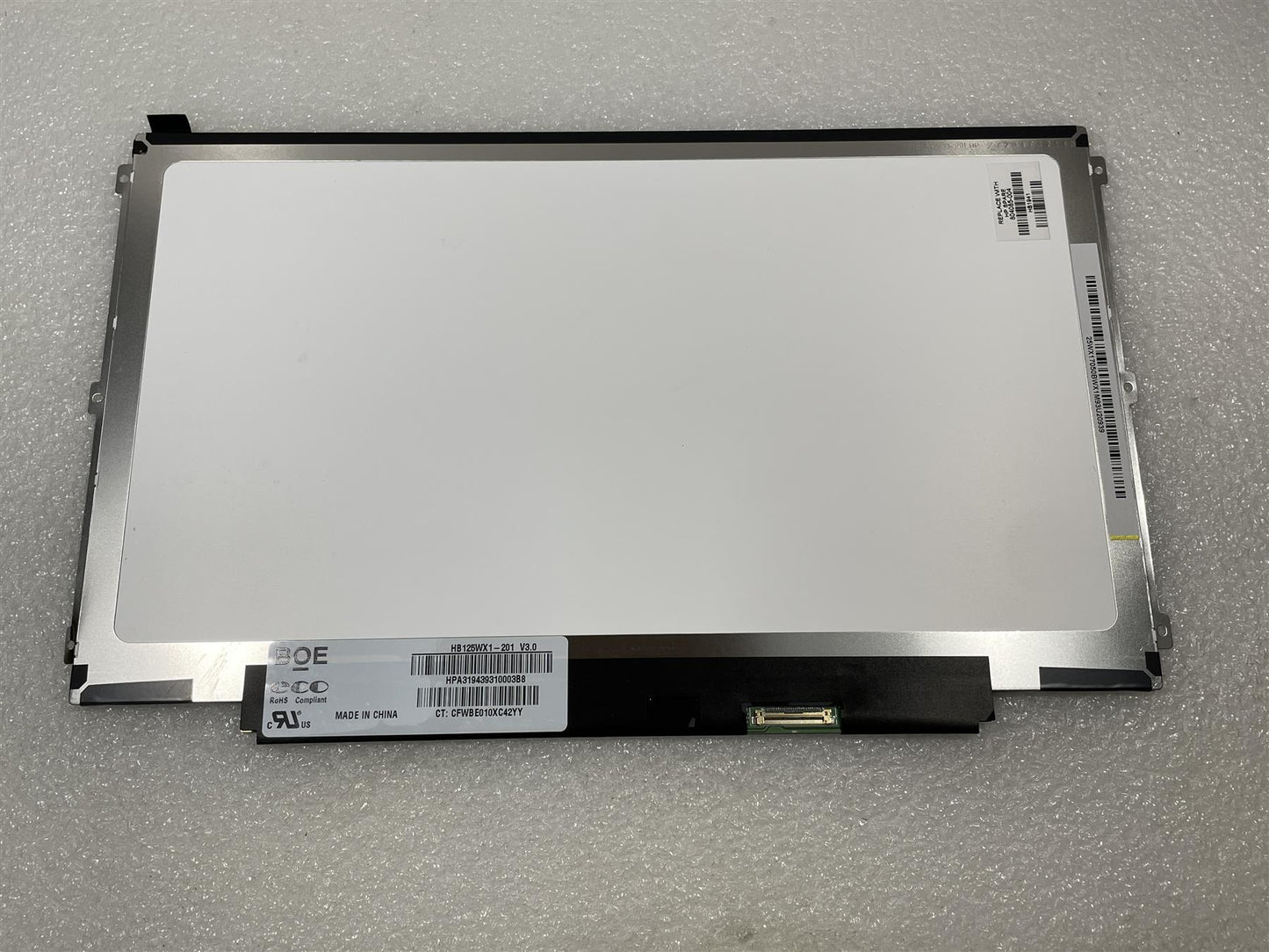 For Hp 804085-004 HB125WX1-201 V3.0 Display Screen 12.5 inch HD 30 Pins NEW